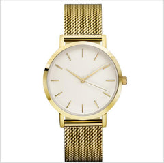 Slim Steel Mesh Band Fashion Watch