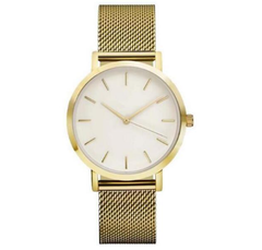 Slim Steel Mesh Band Fashion Watch