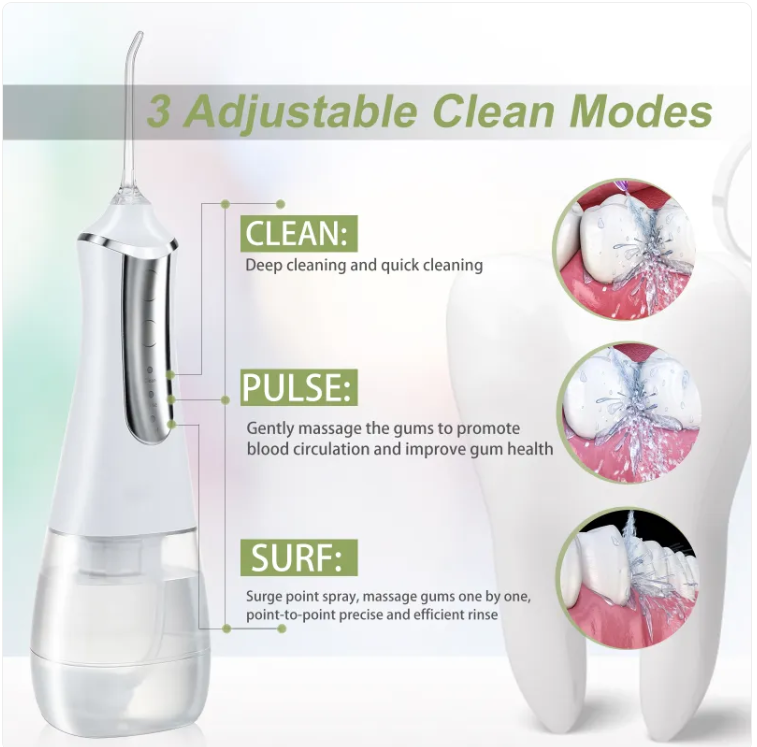 3-in-1 USB Rechargeable Portable Oral Irrigator